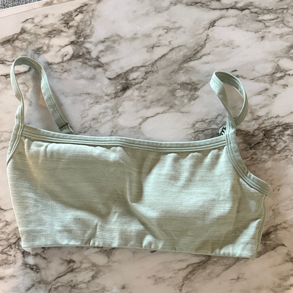 Seamless Stretch Bralette - Light Mint